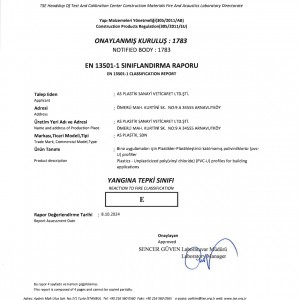 Sertifikalarımız
