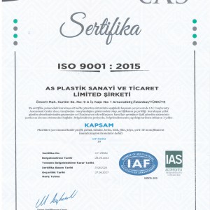 Sertifikalarımız